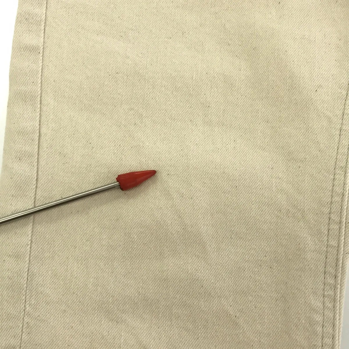 YANUK / ヤヌーク | ANNETTE ハイウエスト ストレートデニムパンツ | 26 | エクリュ | レディース