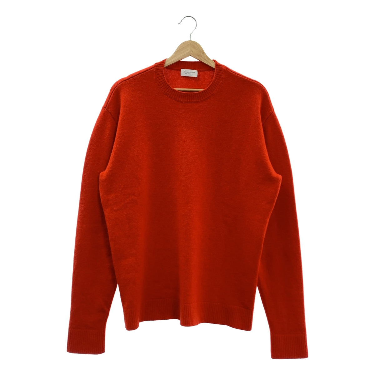 JOHN ELLIOTT / ジョンエリオット | カシミヤ クルーネックニット | 2 | レッド | メンズ