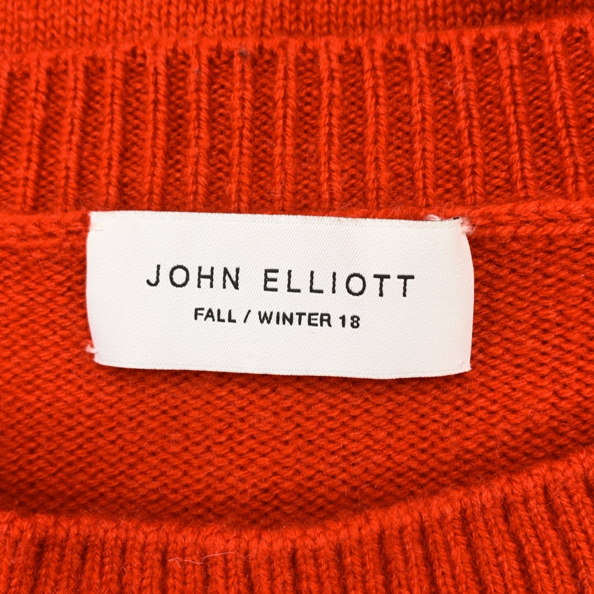 JOHN ELLIOTT / 존 엘리엇 | 캐시미어 크루넥 니트 | 2 | 레드 | 남성