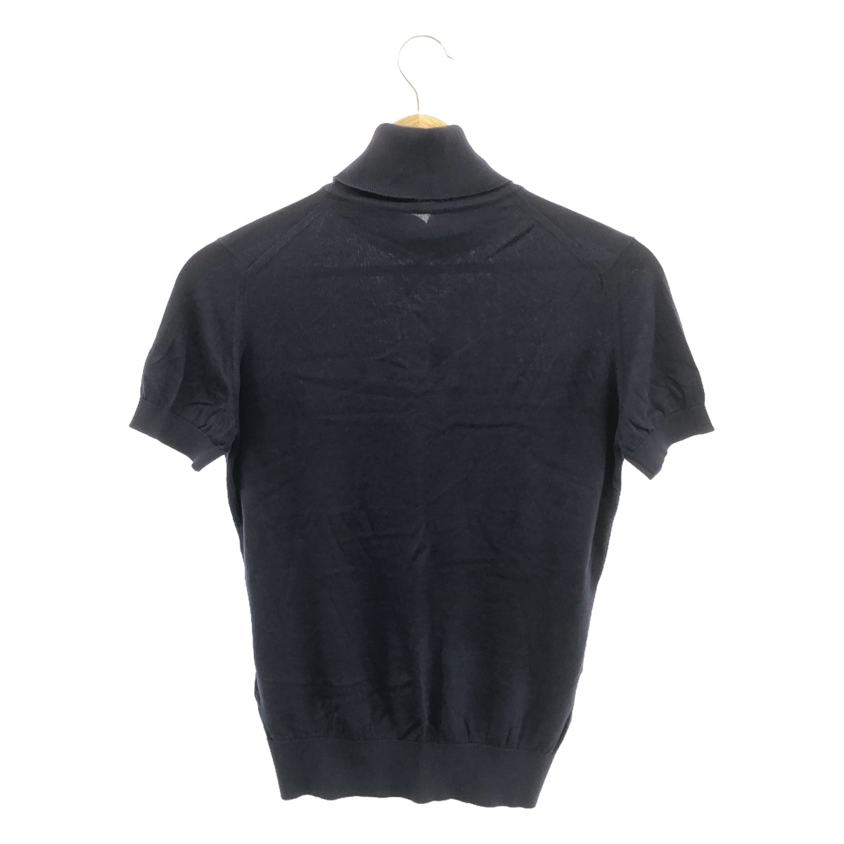 JOHN SMEDLEY / John Smedley | Sea Island Cotton Turtleneck High Gauge Short Sleeve Knit T-Shirt | M |