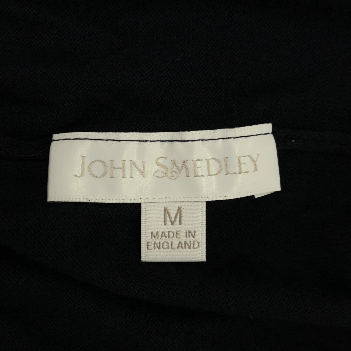 JOHN SMEDLEY / John Smedley | Sea Island Cotton Turtleneck High Gauge Short Sleeve Knit T-Shirt | M |