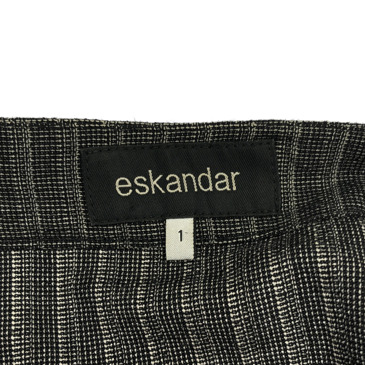 eskandar | 改良無扣大衣背心 | 尺寸 1 | 灰色/黑色 | 女款