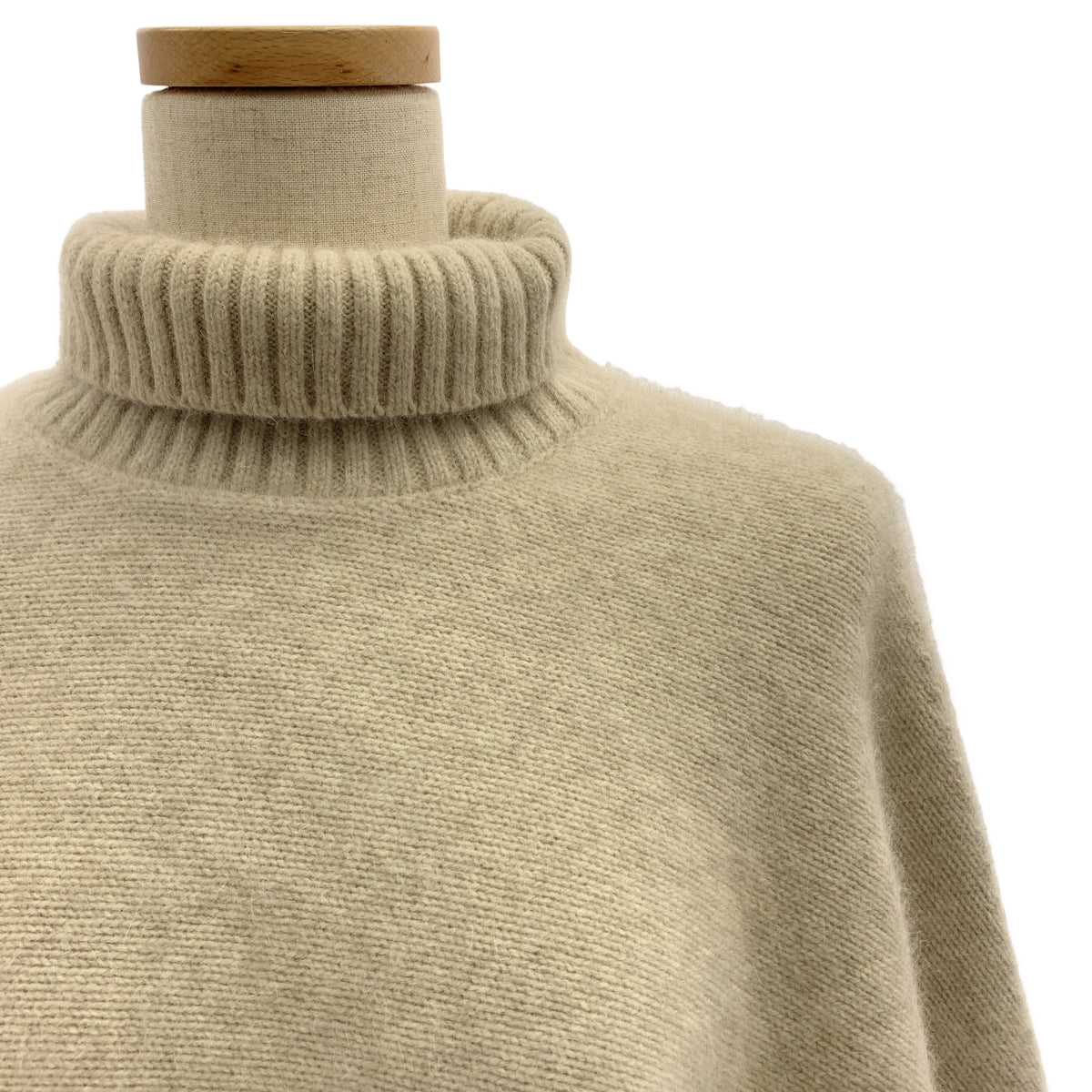 LE PHIL / ルフィル | フォックス混 ハイネック ニット | F | ベージュ | レディース