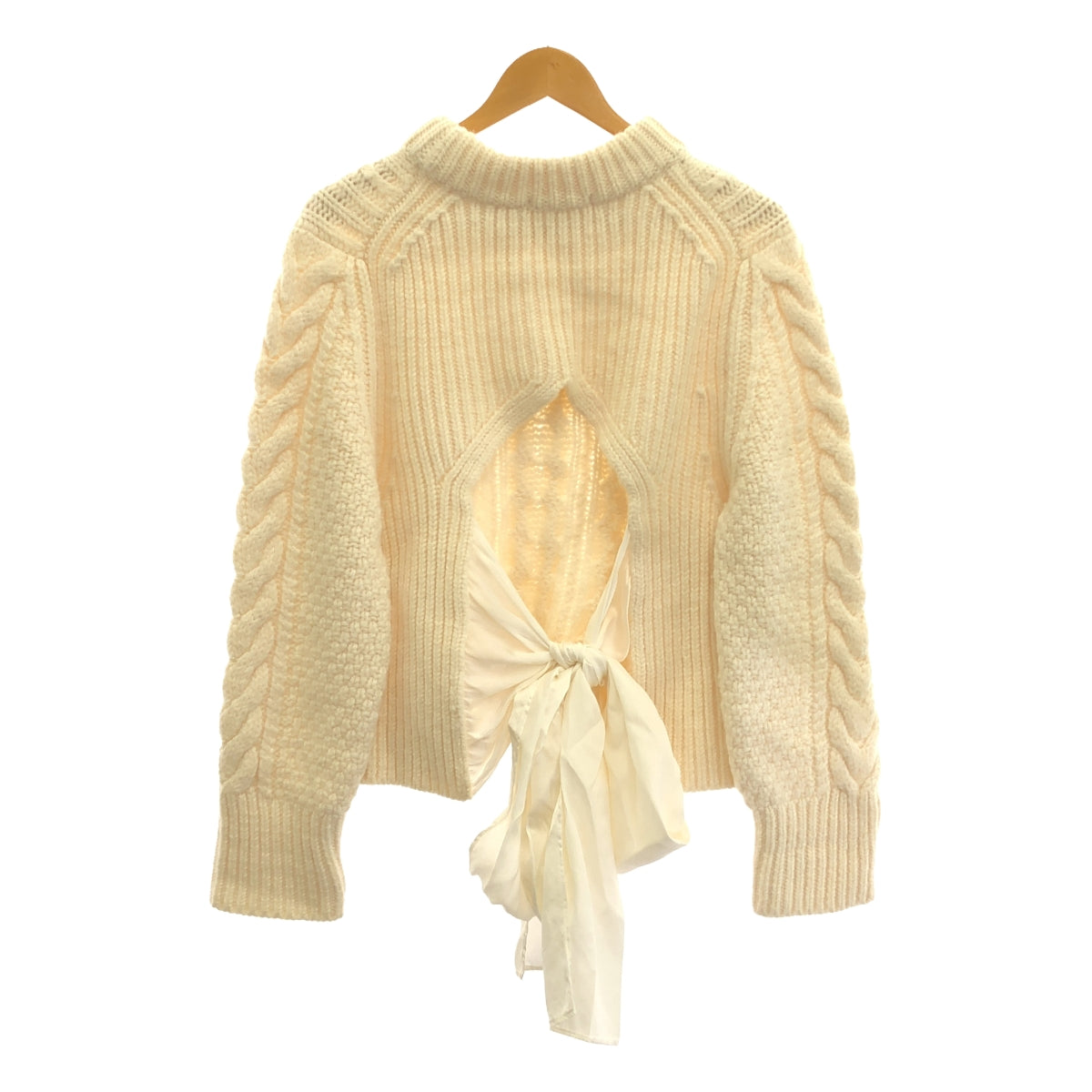 CECILIE BAHNSEN Frederica バックリボンケーブルニット CECILIE BAHNSEN Frederica バックリボンケーブルニット