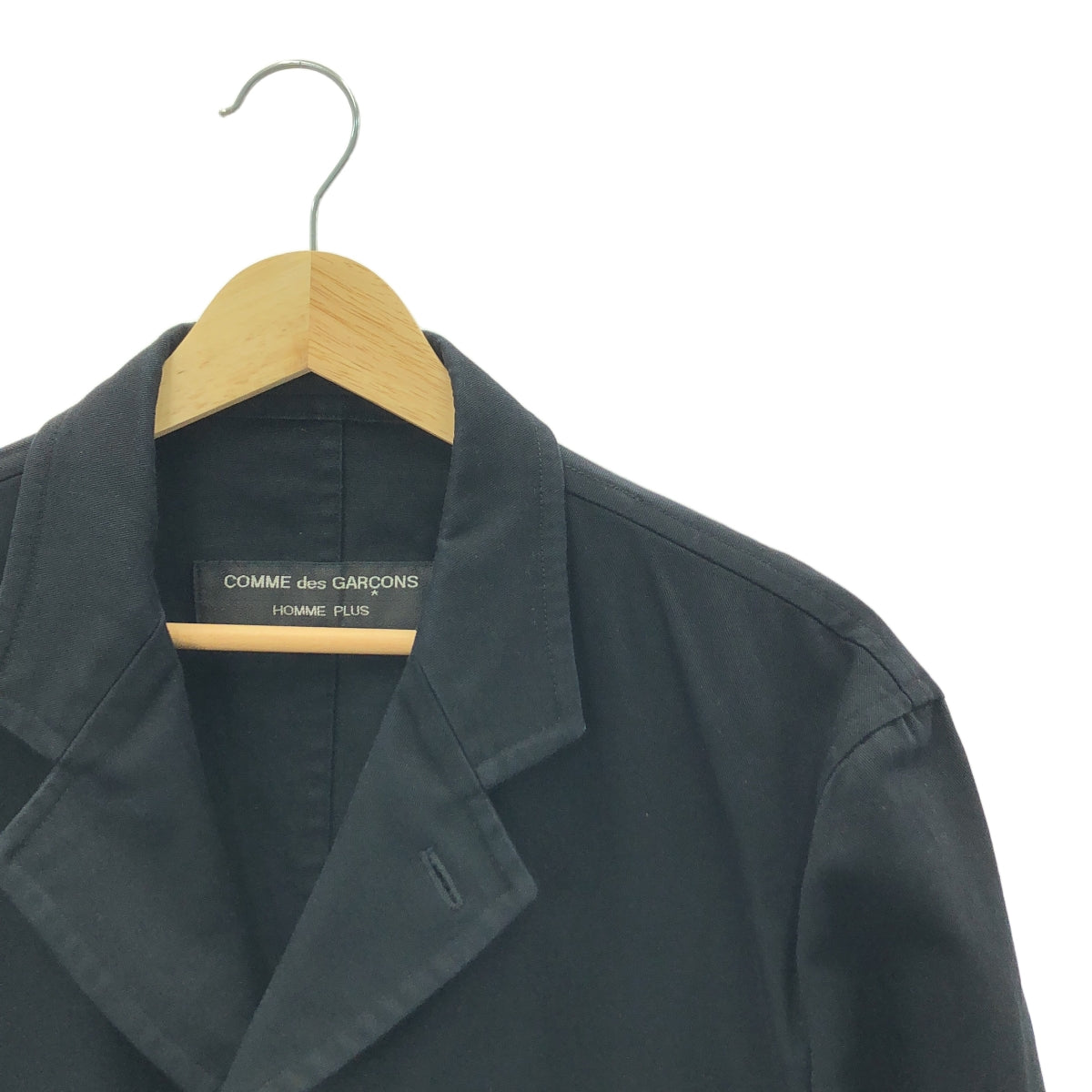 COMME des GARCONS HOMME PLUS | AD1996 | Buttoned twill cotton tailored jacket | M | Men's