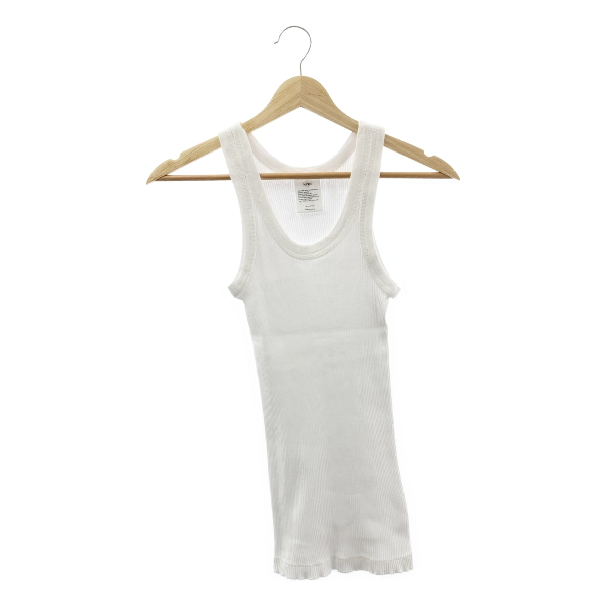 HYKE / 하이크 | 코튼 리브 탱크 탑 |