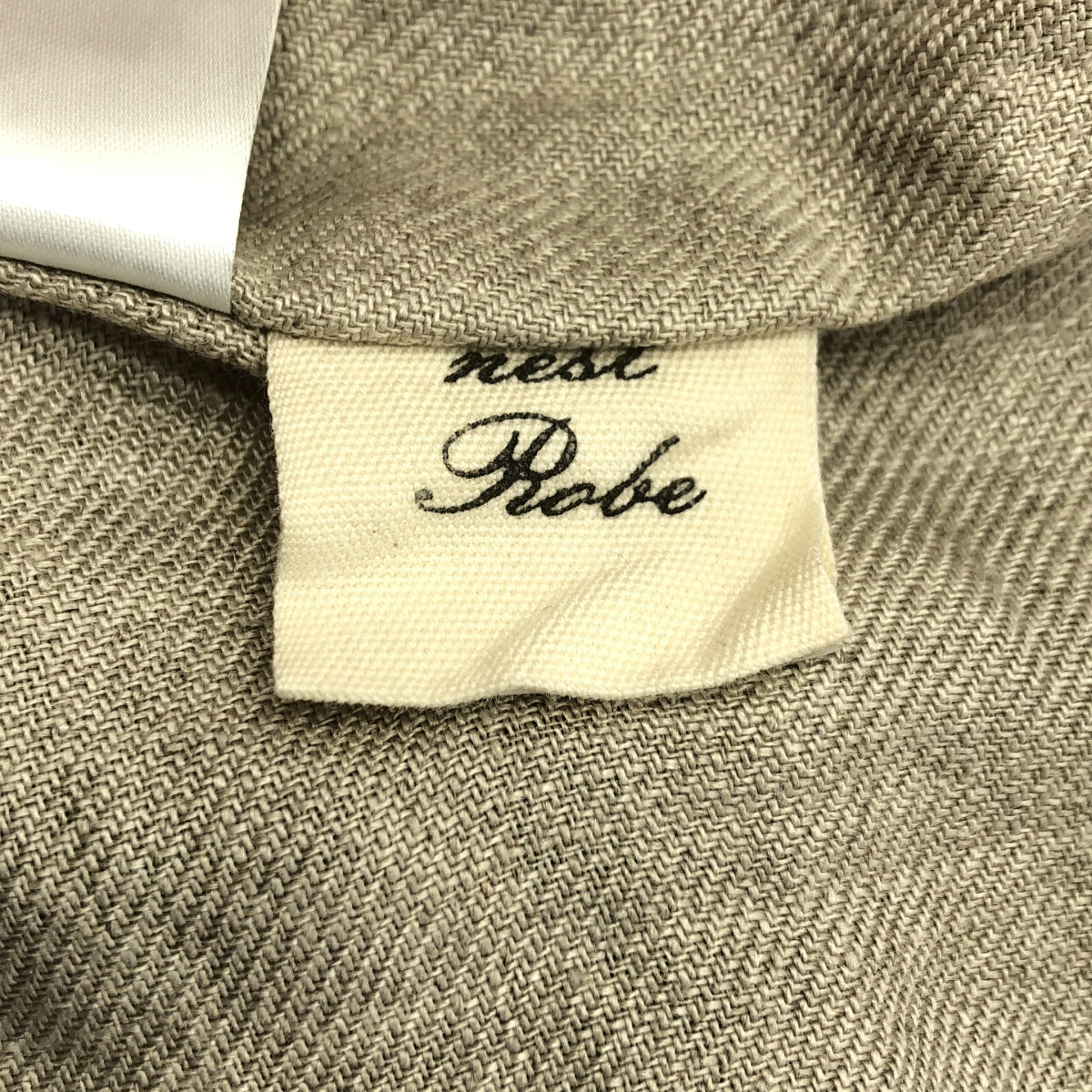 nest robe / 네스트 로브 | 코튼 린넨 노 컬러 재킷 | F | 여성