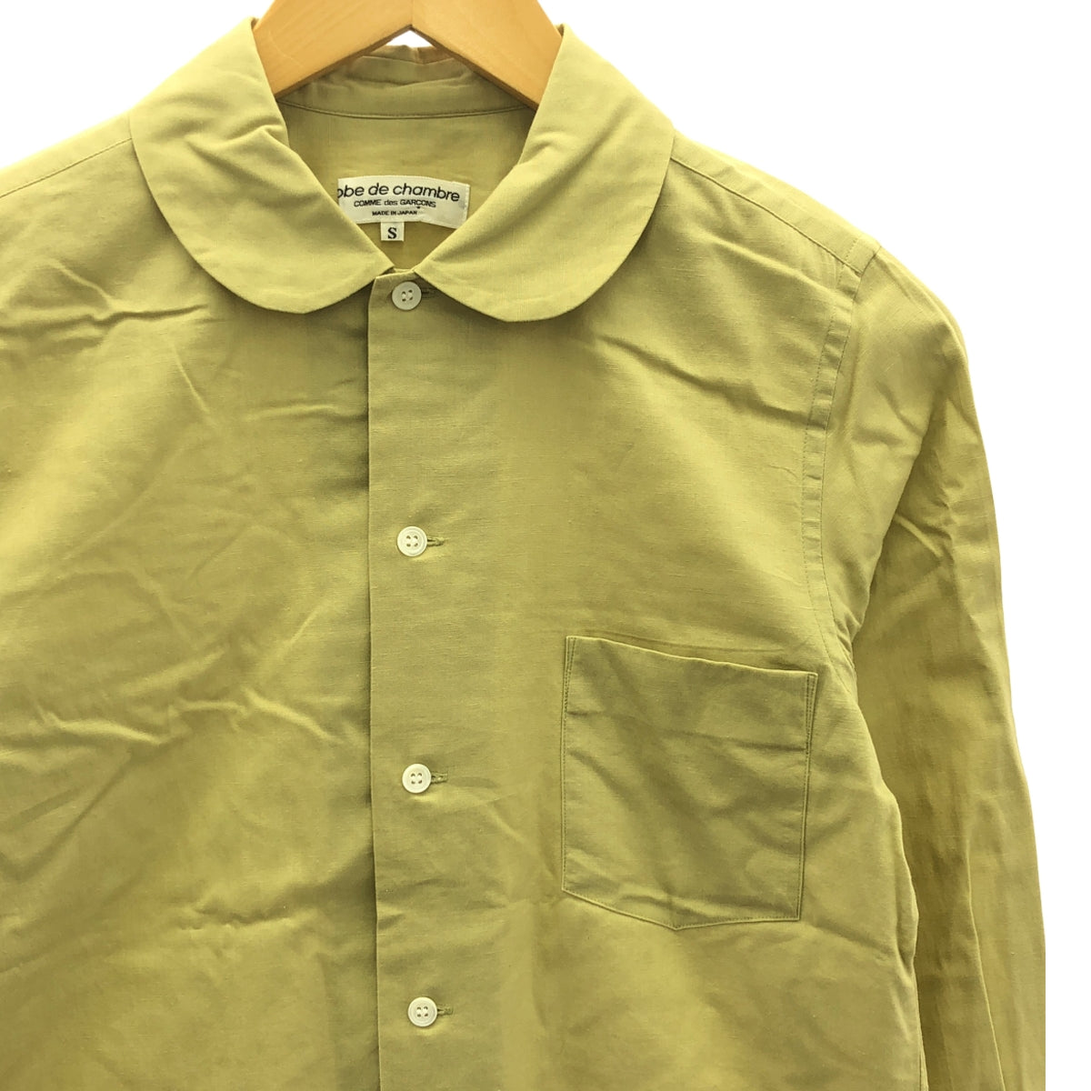 robe de chambre COMME des GARCONS | AD1999 | Cotton round collar shirt | S | Women's