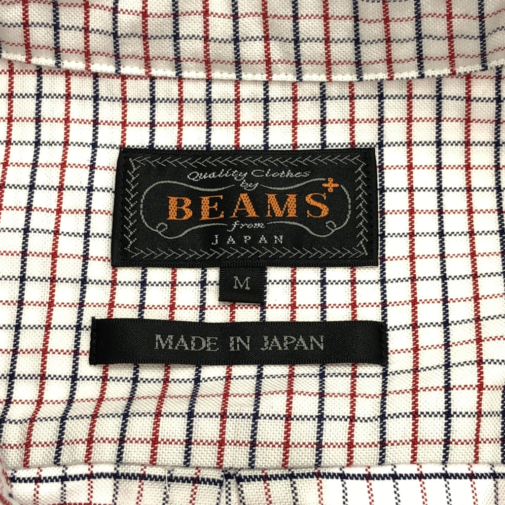 BEAMS PLUS / 빔 스플러스 | 타타 솔 체크 버튼 다운 셔츠 | M | 남성