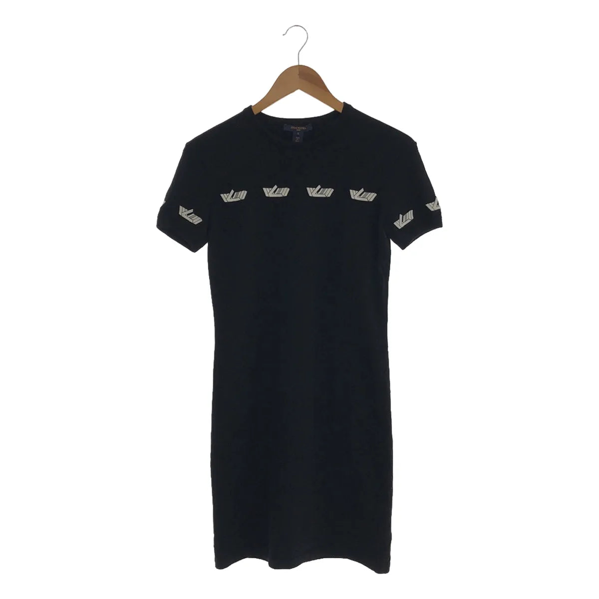 【美品】  Louis Vuitton / ルイヴィトン | 2022SS | LVヴィテス ニットワンピース | S | ブラック/ホワイト | レディース