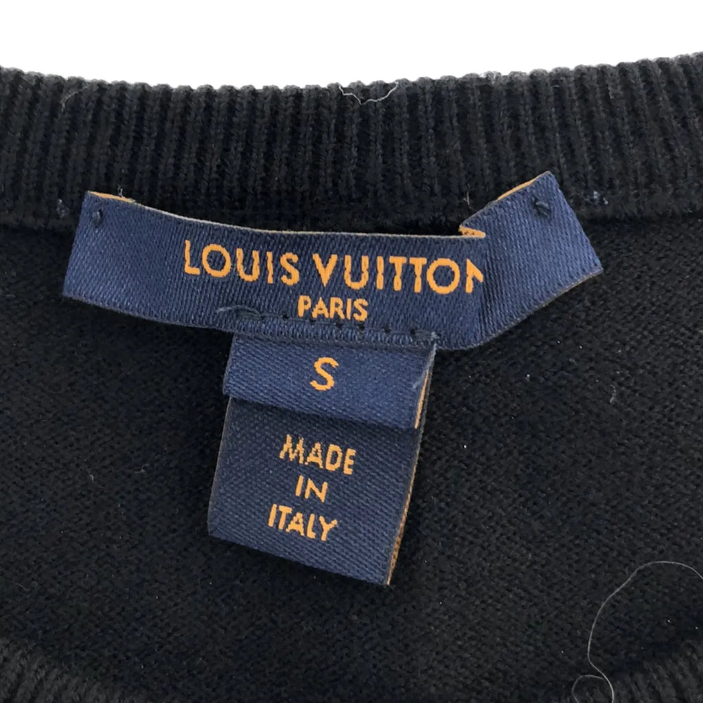 【美品】  Louis Vuitton / ルイヴィトン | 2022SS | LVヴィテス ニットワンピース | S | ブラック/ホワイト | レディース