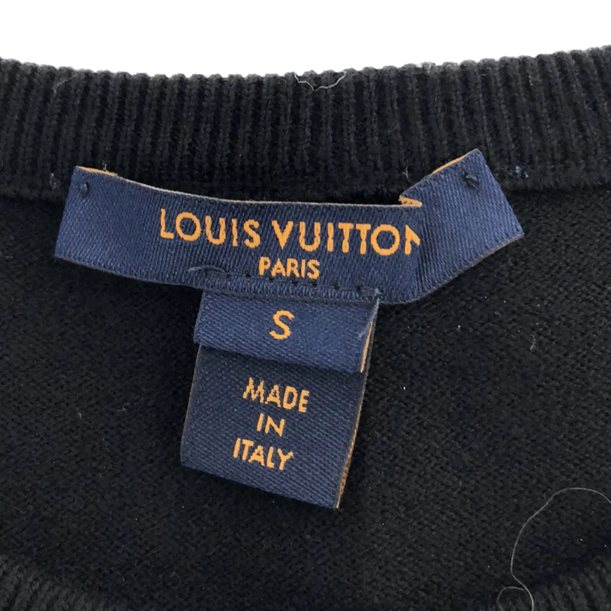 【美品】  Louis Vuitton / ルイヴィトン | 2022SS | LVヴィテス ニットワンピース | S | ブラック/ホワイト | レディース