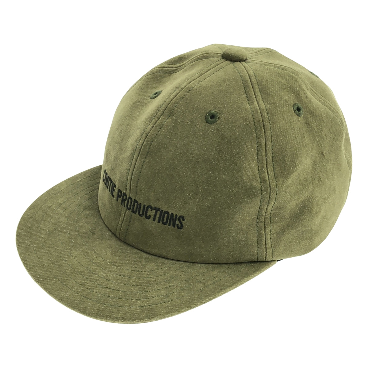 COOTIE / 쿠티 | 코튼 스웨이드 로고 캡 | F | 기타