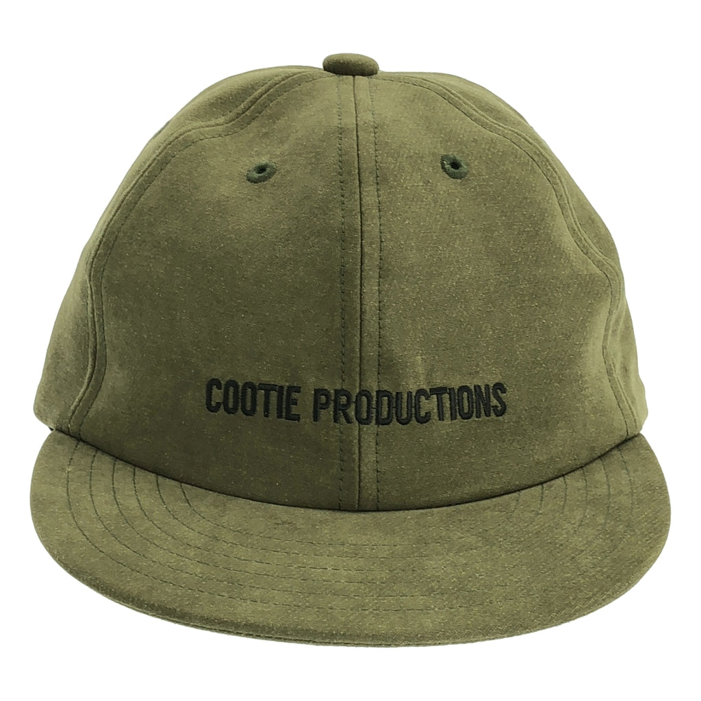 COOTIE / 쿠티 | 코튼 스웨이드 로고 캡 | F | 기타