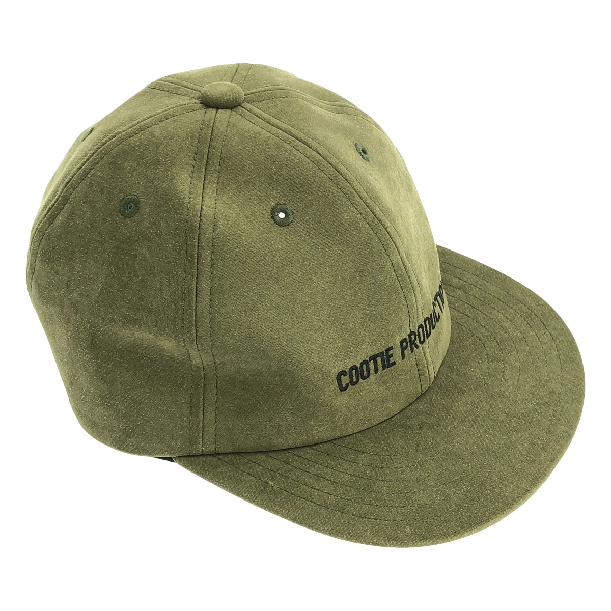 COOTIE / 쿠티 | 코튼 스웨이드 로고 캡 | F | 기타