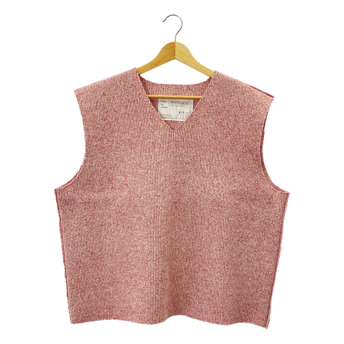 CAMIEL FORTGENS / 카미엘 포트 헨스 | RIB SPENCER JERSEY VEST 리브 스펜서 니트 베스트 | M | 남성