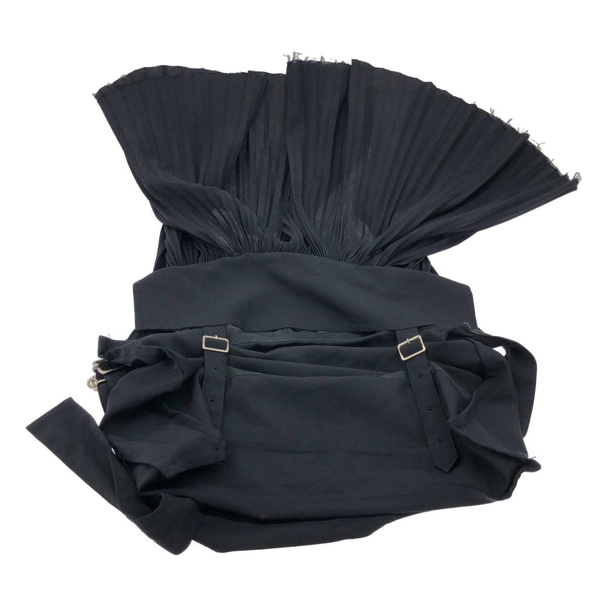 COMME des GARÇONS | 經編布料褶襉翻蓋單肩包 |