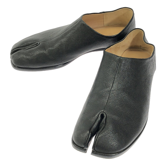 Maison Margiela | tabi babouche leather slip-on | 41 | Black | Men's