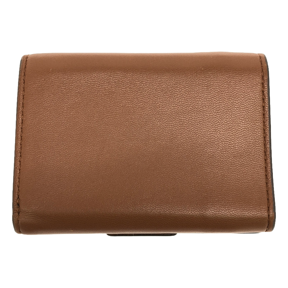 FENDI / フェンディ | MICRO TRI-FOLD WALLET / レザー コンパクトウォレット 財布 | ブラウン | レディース