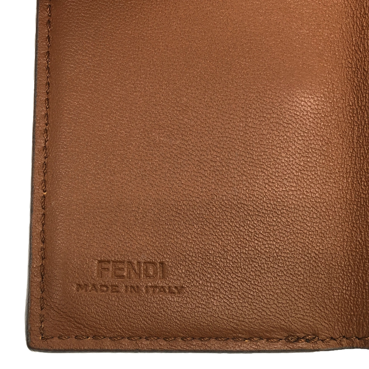 FENDI / フェンディ | MICRO TRI-FOLD WALLET / レザー コンパクトウォレット 財布 | ブラウン | レディース