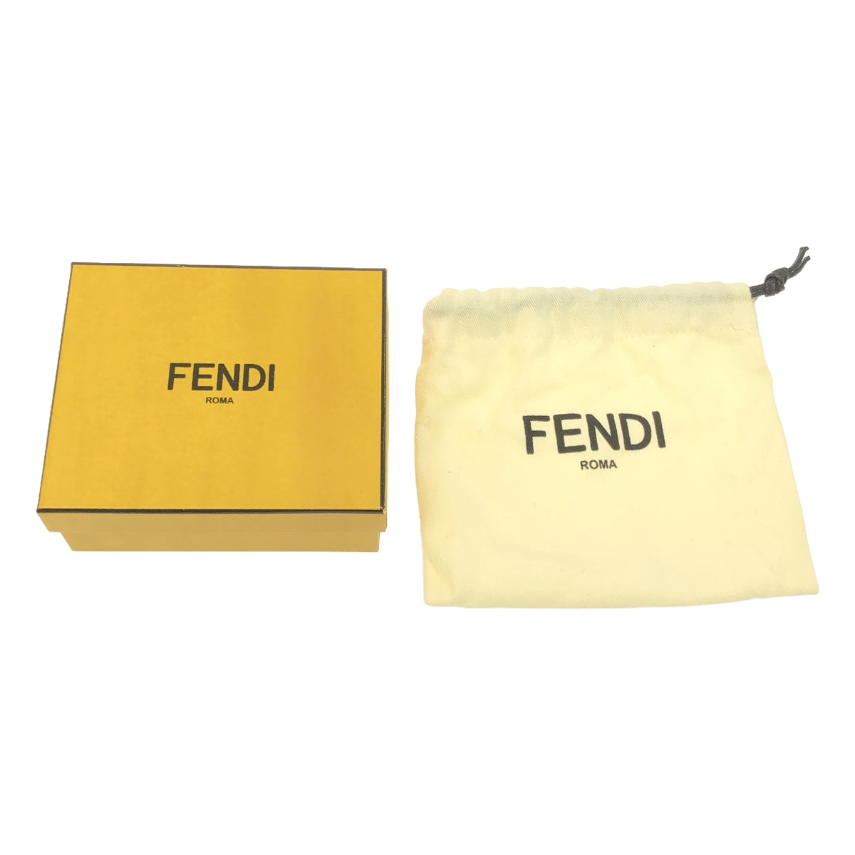 FENDI / フェンディ | MICRO TRI-FOLD WALLET / レザー コンパクトウォレット 財布 | ブラウン | レディース