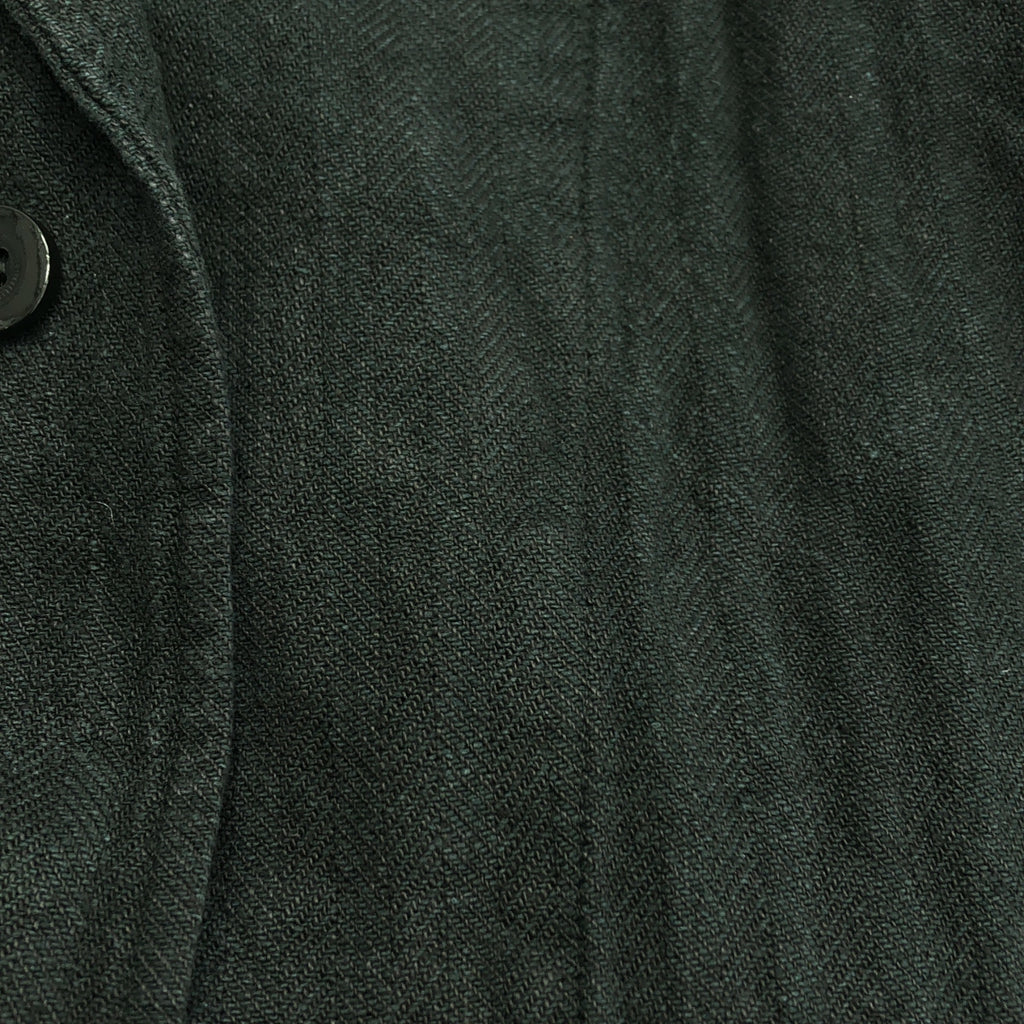 OUTIL / ウティ | coat / MANTEAU VOLVIC / リネン シルク ヘリンボーン シングル チェスターコート | 2 | メンズ