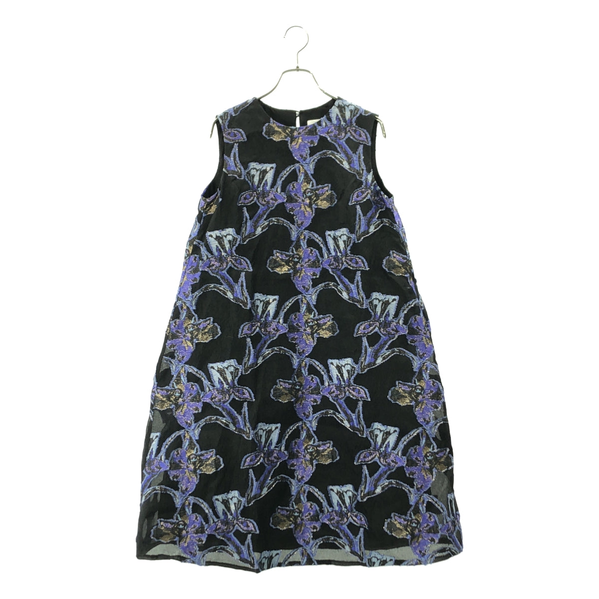 ADORE / アドーア | フラワージャガード ノースリーブ ワンピース | 38 | レディース