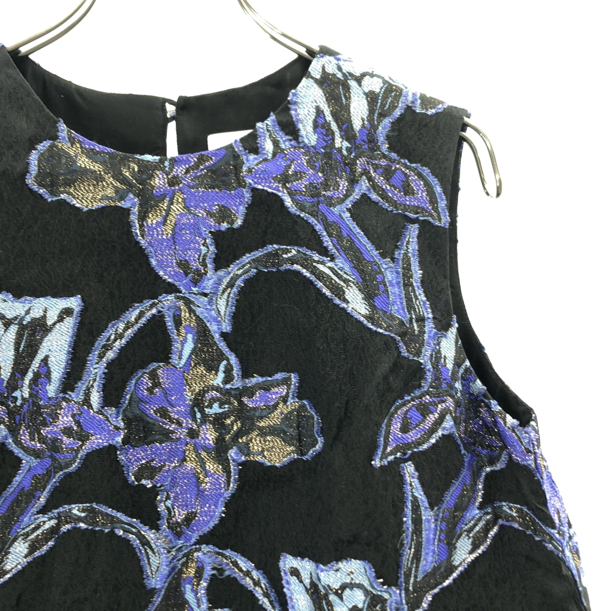 ADORE / アドーア | フラワージャガード ノースリーブ ワンピース | 38 | レディース