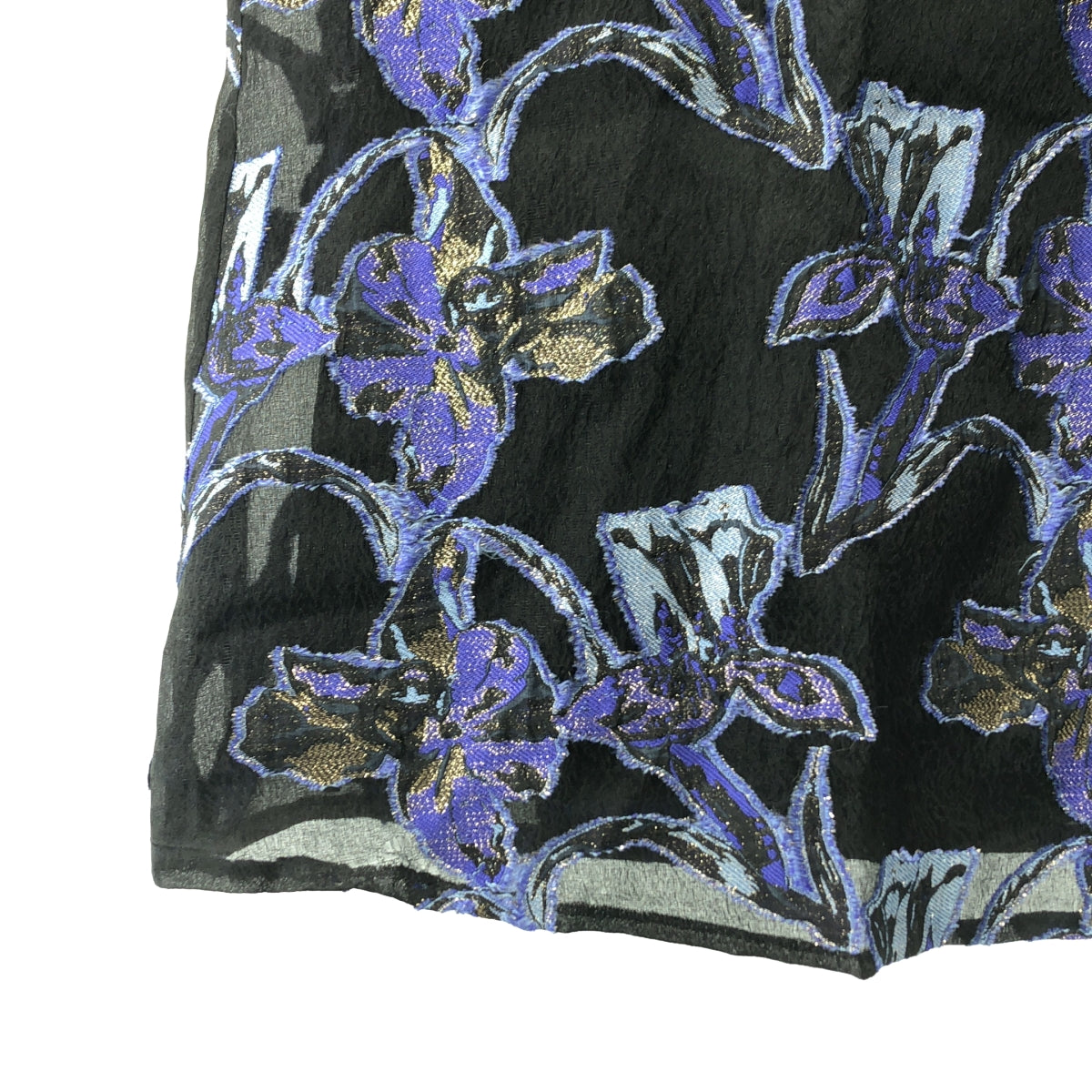 ADORE / アドーア | フラワージャガード ノースリーブ ワンピース | 38 | レディース