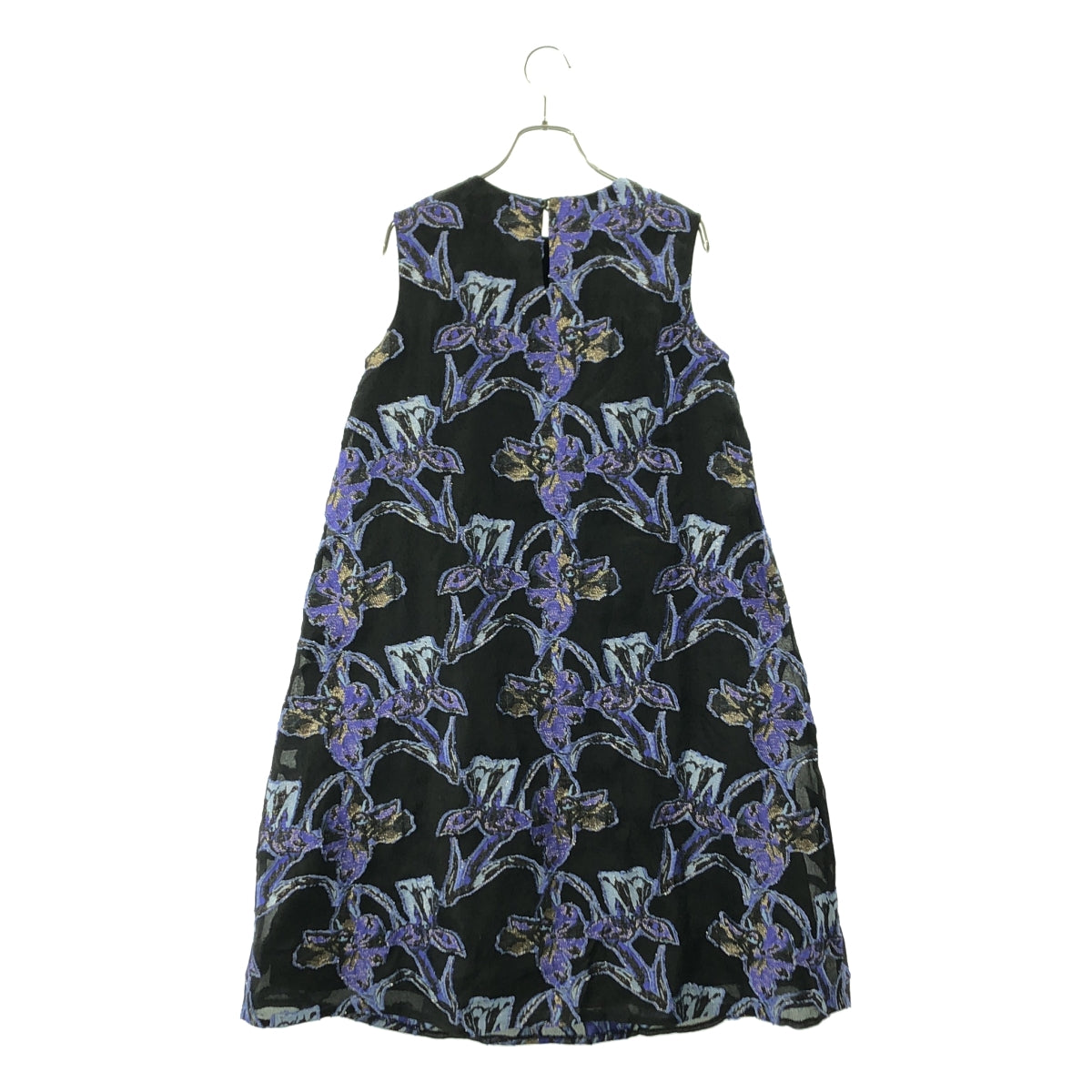 ADORE / アドーア | フラワージャガード ノースリーブ ワンピース | 38 | レディース