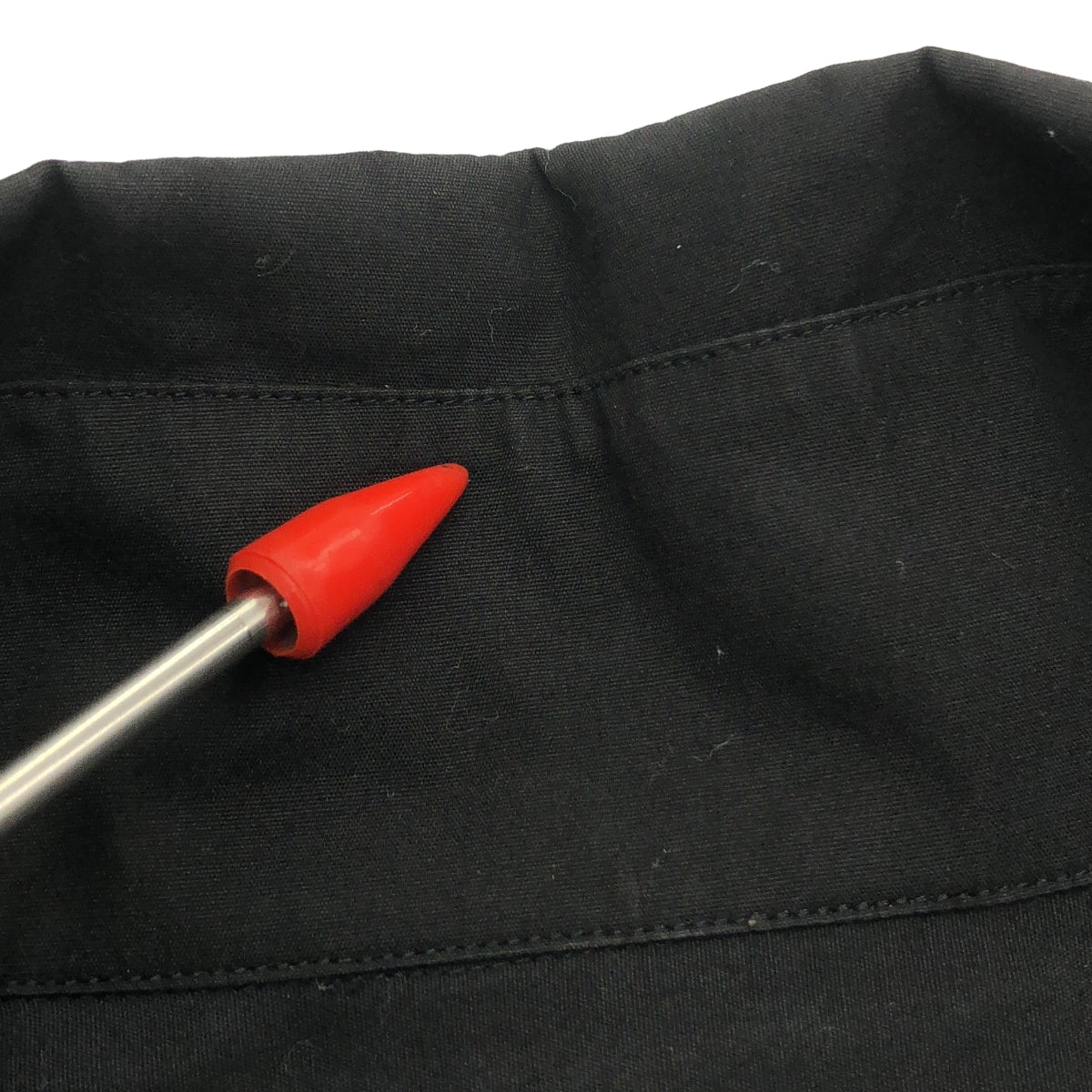 JUNYA WATANABE COMME des GARCONS / ジュンヤワタナベ | 2003AW | コットン 裁断 カットオフ シャツ | M | ブラック | レディース
