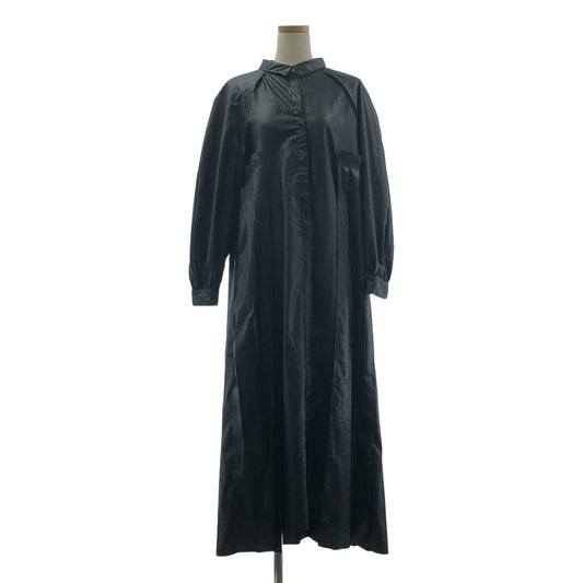 mu Japoness / MU | 禮服 / 褶飾長襯衫裙 | 黑色 | 女款