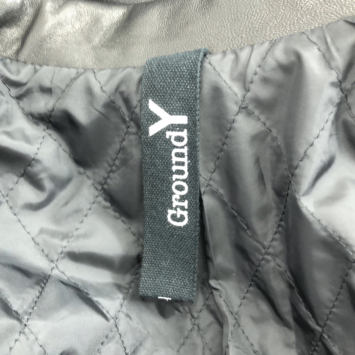 【미품】 Ground Y / 그라운드 와이 | 2024 AW | 램 가죽 비대칭 재킷 | 3 | 블랙 | 남성