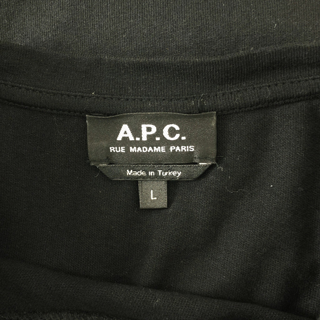 A.P.C. / アーペーセー | コットン ロゴプリント Tシャツ | L | メンズ