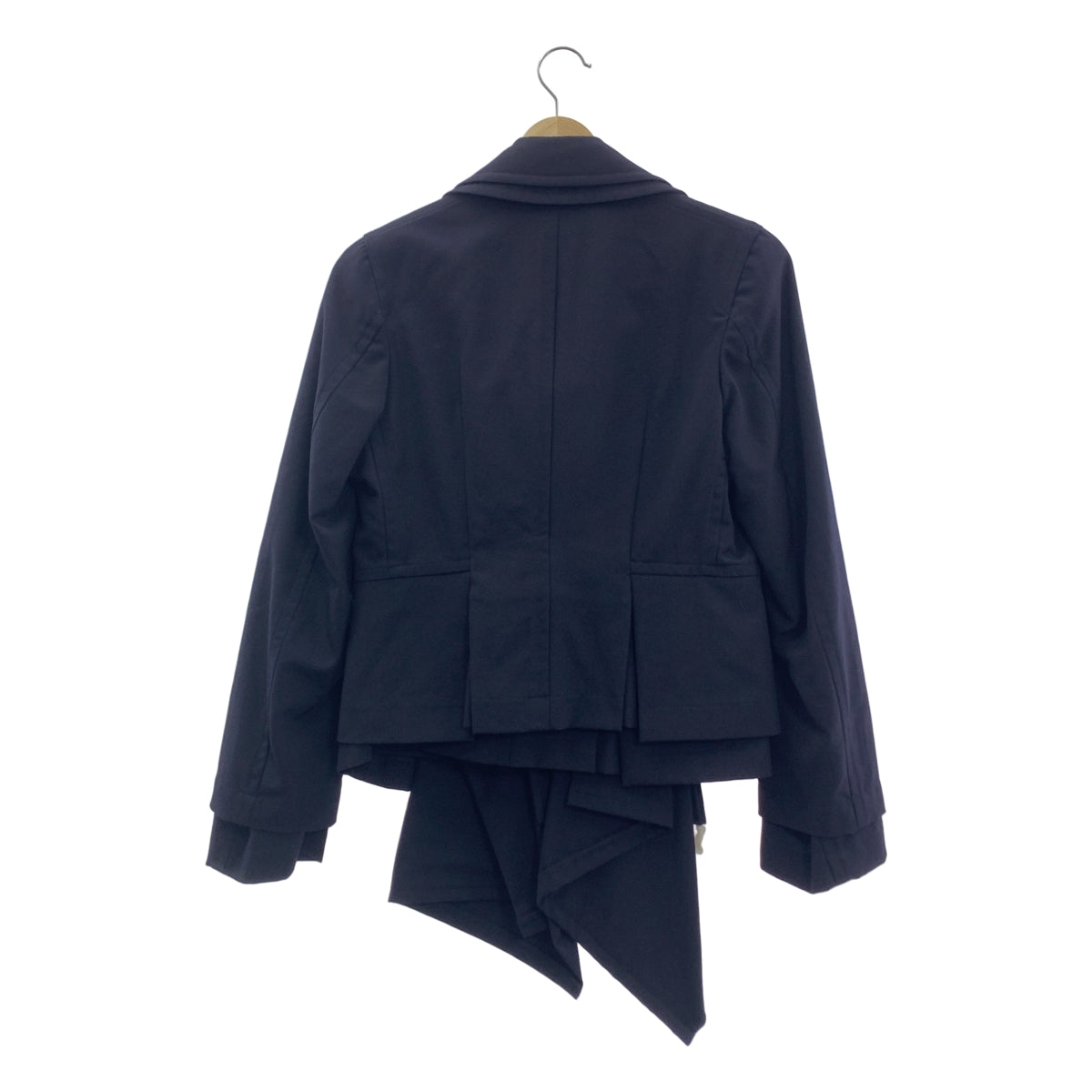 COMME des GARÇONS | 2008 春夏 | 羊毛多層次對接外套 | M 碼 | 海軍藍 | 女款