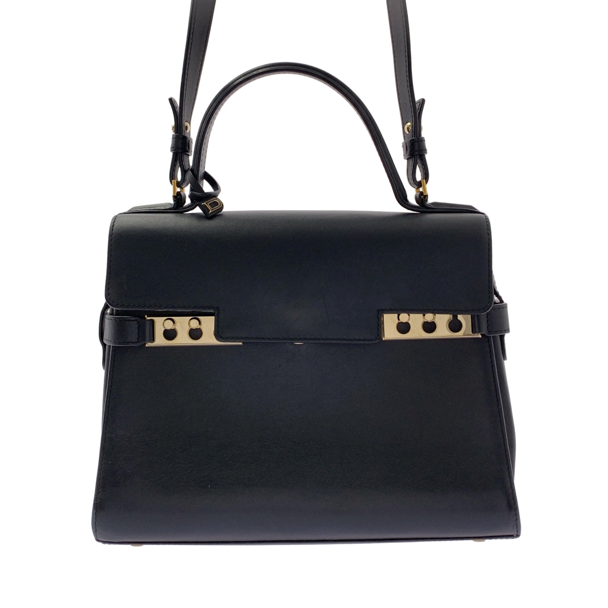 DELVAUX / 델보 | TEMPETE MM / 탐페이트 2way 어깨 가죽 핸드백 |