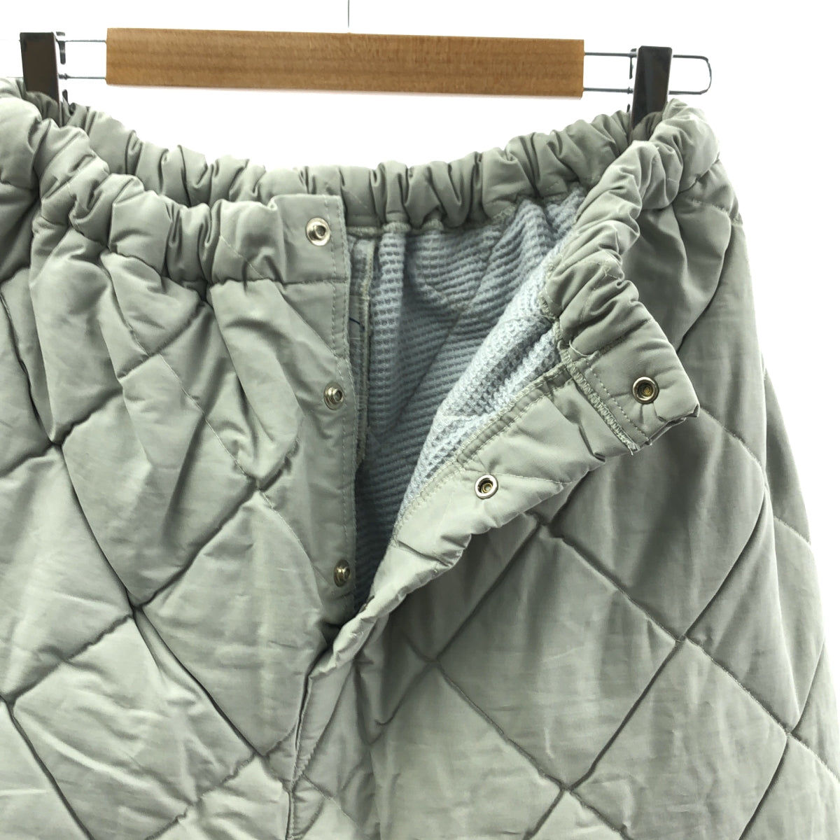 【美品】  VINTAGE / ヴィンテージ古着 | 1960s ヴィンテージ PILGRIM TRIPLE INSULATED ピルグリム キルティング イージーパンツ / サーマル総裏地 | L | グレー | メンズ