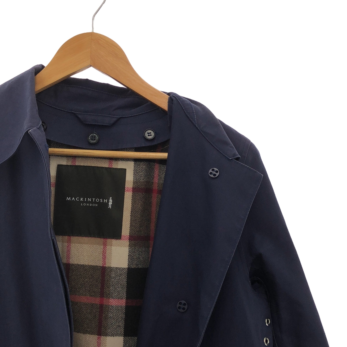 MACKINTOSH LONDON | Balmacaan coat | Navy | Women's