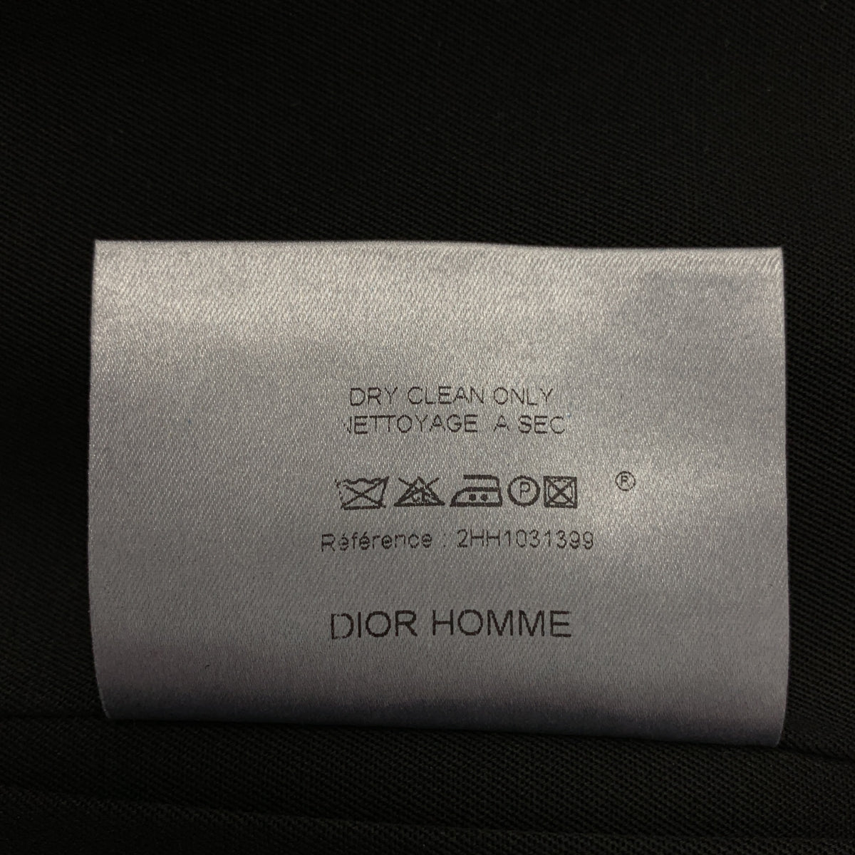 Dior homme / ディオールオム | 2002AW | by Hedi Slimane  REFRECTION リフレクション / コットン混 トレンチコート | 42 | ブラック | メンズ