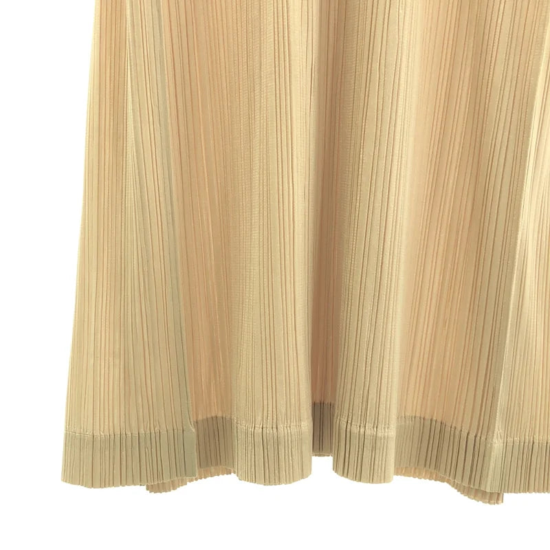 PLEATS PLEASE ISSEY MIYAKE / プリーツプリーズイッセイミヤケ | 2023AW | プリーツ ハイネック ロングワンピース | 2 | レディース
