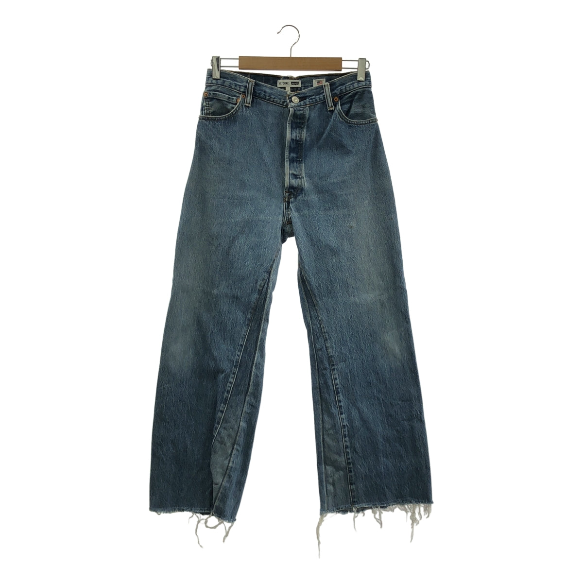 Deuxieme Classe / 두지엠 클래스 | 【 RE / DONE / 리단 】 × Levi 's / 리바이스 HIGH RISE WIDE LEG / 빈티지 가공 데님 팬츠 | 27 |