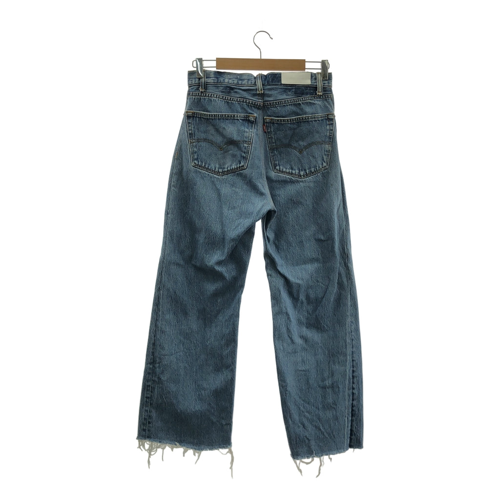Deuxieme Classe / 두지엠 클래스 | 【 RE / DONE / 리단 】 × Levi 's / 리바이스 HIGH RISE WIDE LEG / 빈티지 가공 데님 팬츠 | 27 |