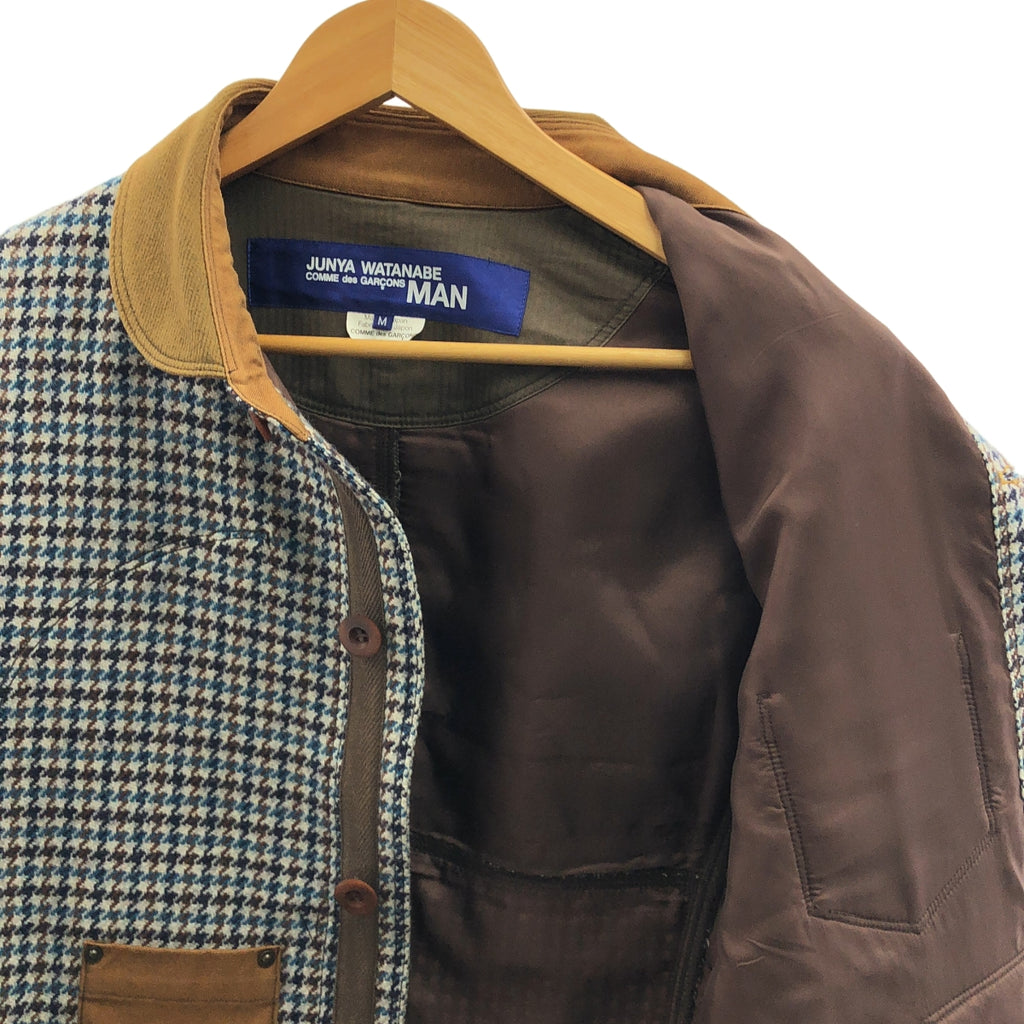 JUNYAWATANABE COMME des GARÇONS MAN | 2012 秋冬系列 | 羊毛粗花呢肘部貼片外套 | M碼 | 多色 | 男士