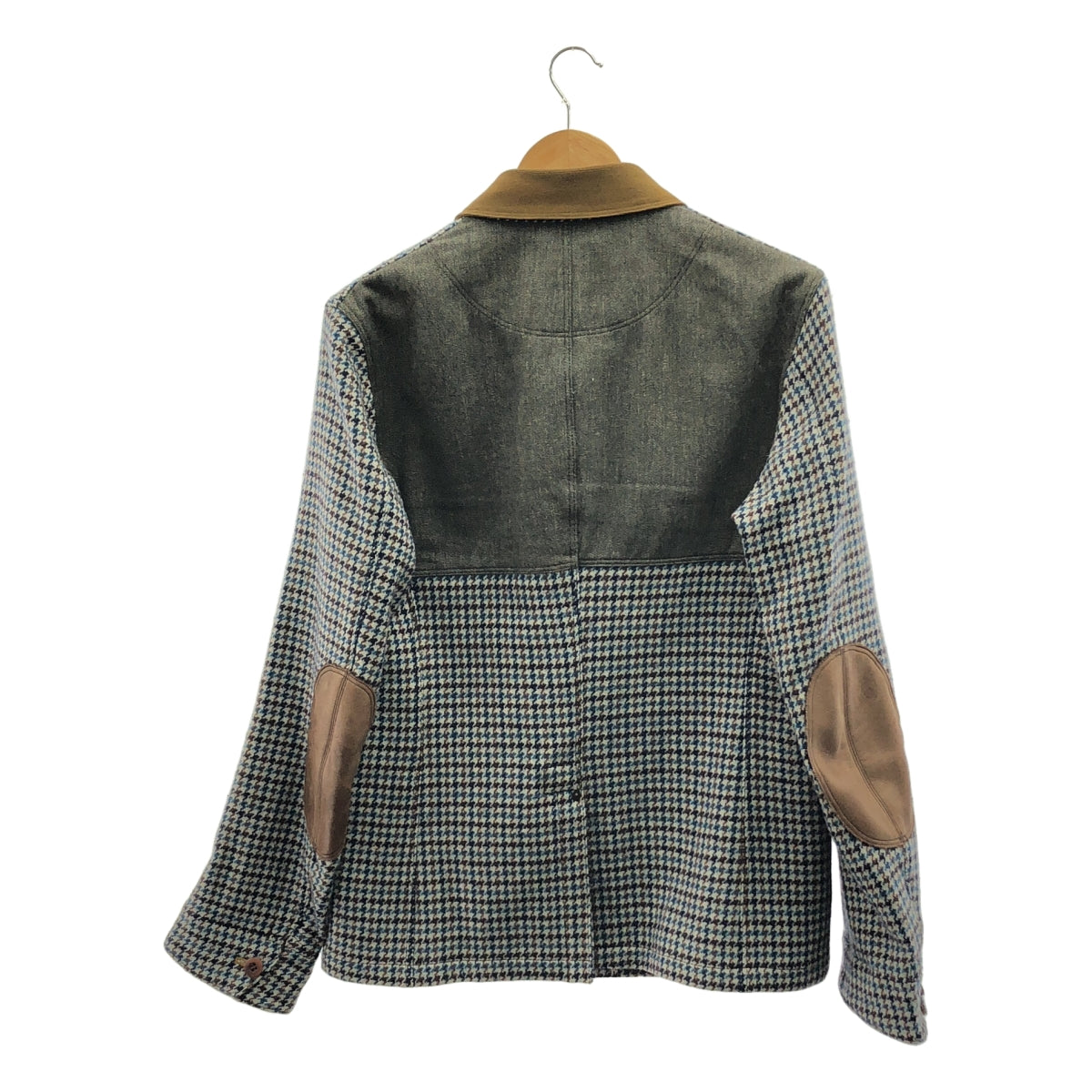 JUNYAWATANABE COMMEdesGARCONS MAN / 준야와타나베만 | 2012AW | 울 트위드 팔꿈치 패치 재킷 | M | 멀티 컬러 | 남성
