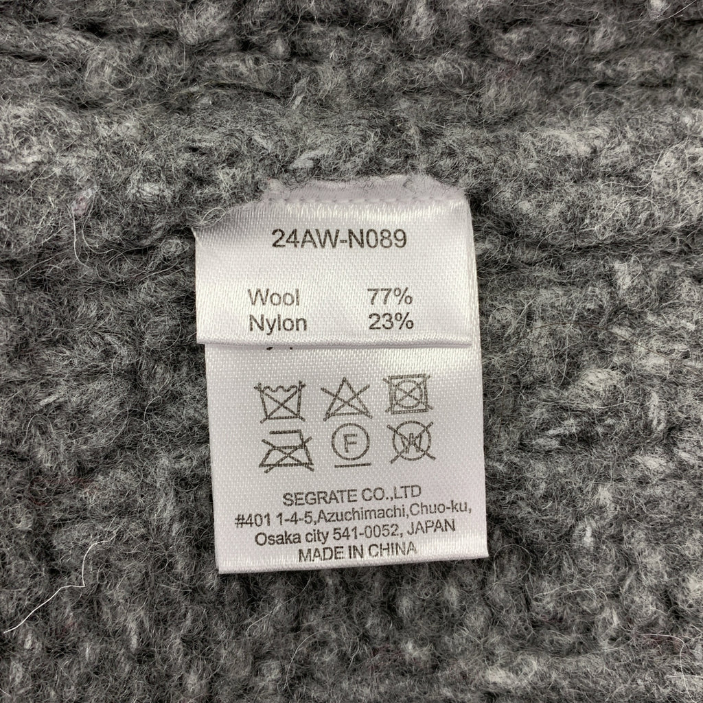 NKNIT | 2024AW | 泡泡麻花手工針織套頭衫 | 2 號 | 女款