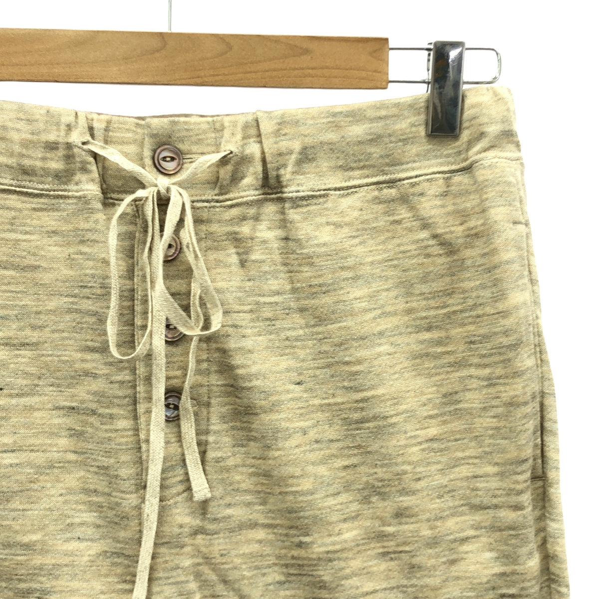 巢狀睡袍 / 巢狀睡袍 |棉麻運動褲 | F |象牙 |女性的