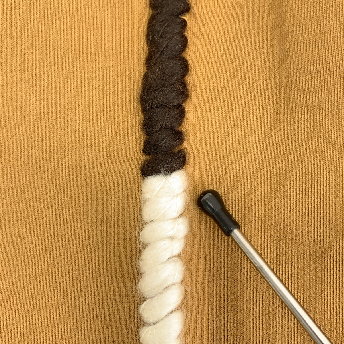 JW Anderson / 제이 더블 앤더슨 | 코튼 백 스티치 로고 사이드 로프 스웨트 팬츠 | XS | 브라운 | 여성