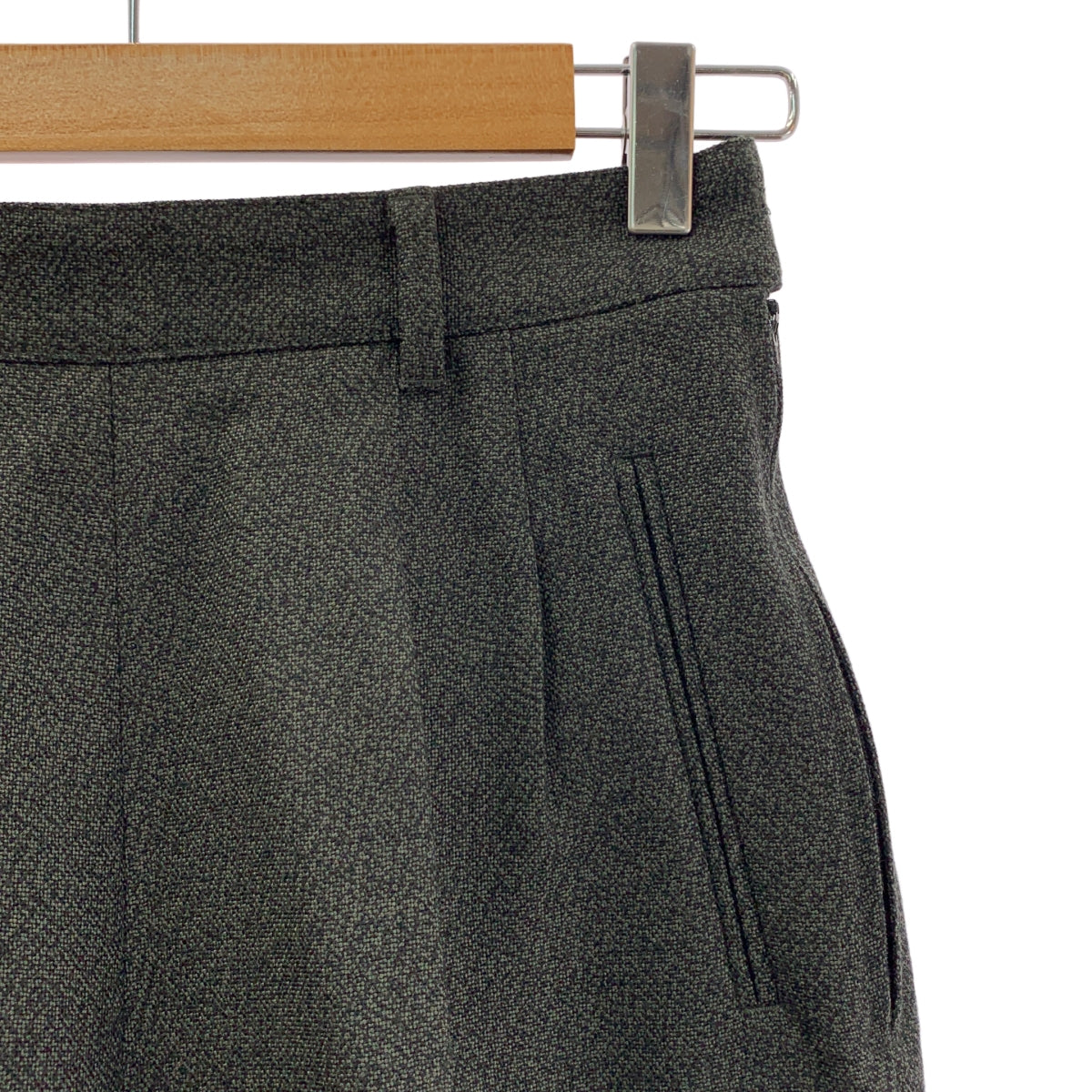 Maison Margiela | 2020 秋冬系列 | 羊毛雙褶寬褲 | 40碼 | 女款