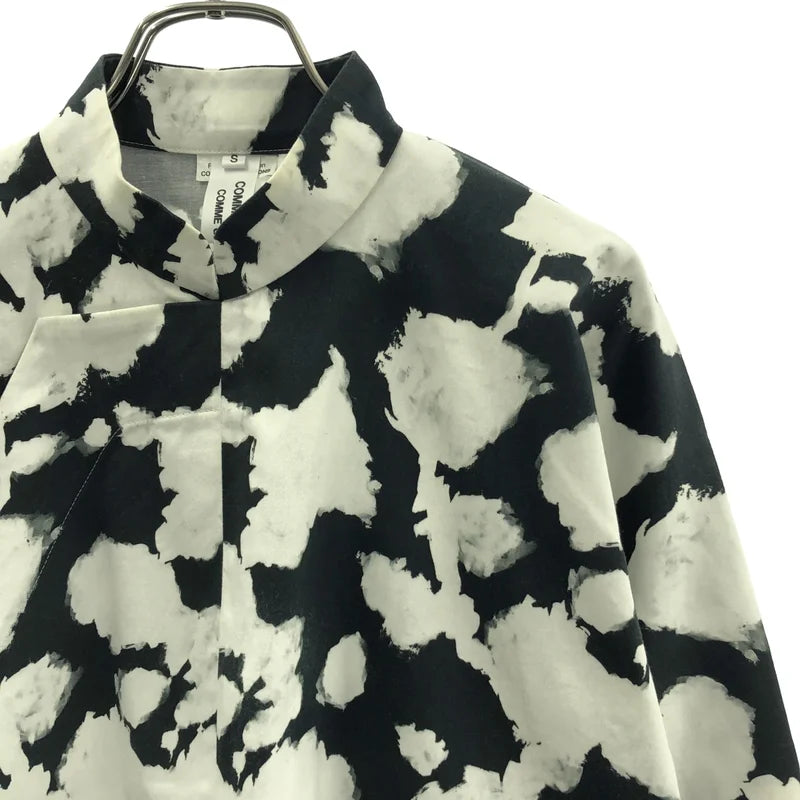 COMME des GARCONS COMME des GARCONS / コムコム | 2025SS | コットン プリント チャイナシャツ | S | レディース