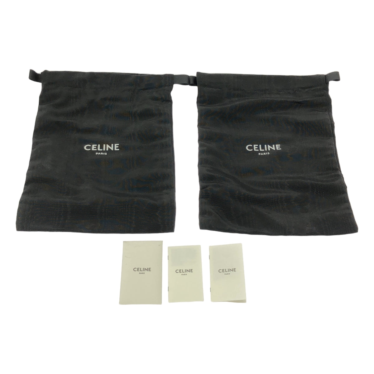CELINE / セリーヌ | アンクルストラップ フラットサンダル | 36 | ブラック | レディース